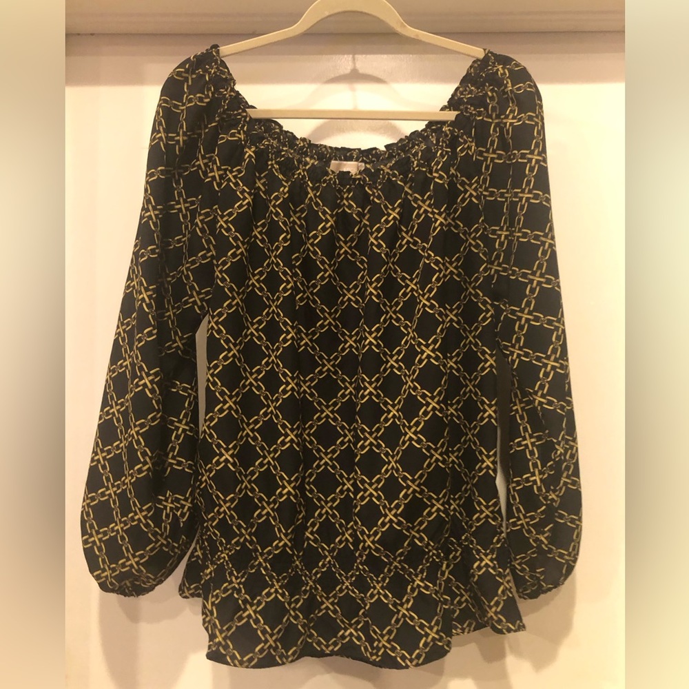 Michael by Michael Kors Silky Off the Shoulder Blouse